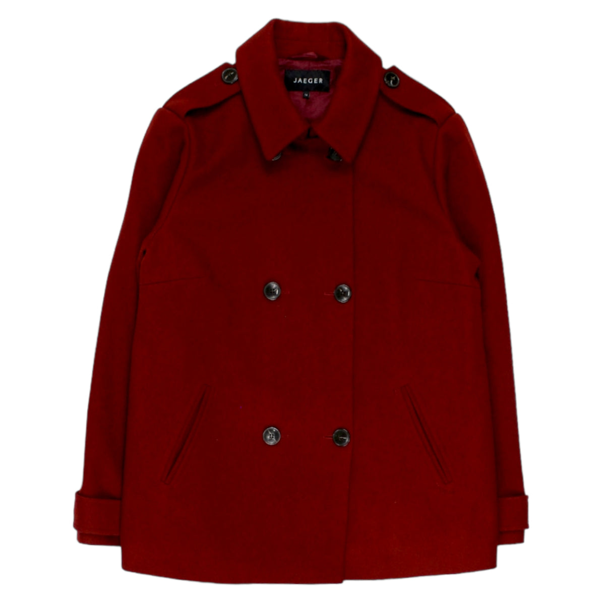 Jaeger Burnt Red Double Breasted Jacket