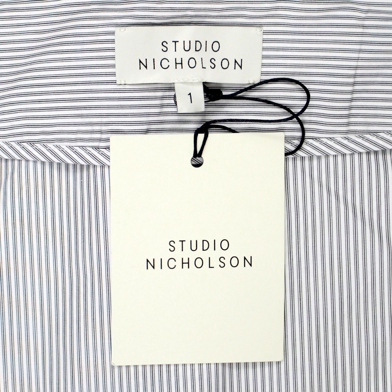 Studio Nicholson Grey Triple Stripe Skirt