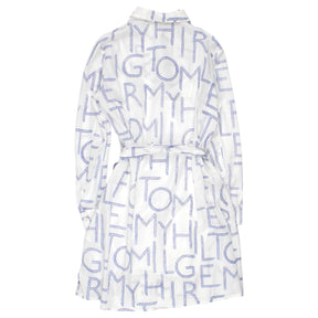 Tommy Hilfiger White Logo Shirt Dress