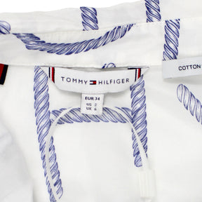 Tommy Hilfiger White Logo Shirt Dress