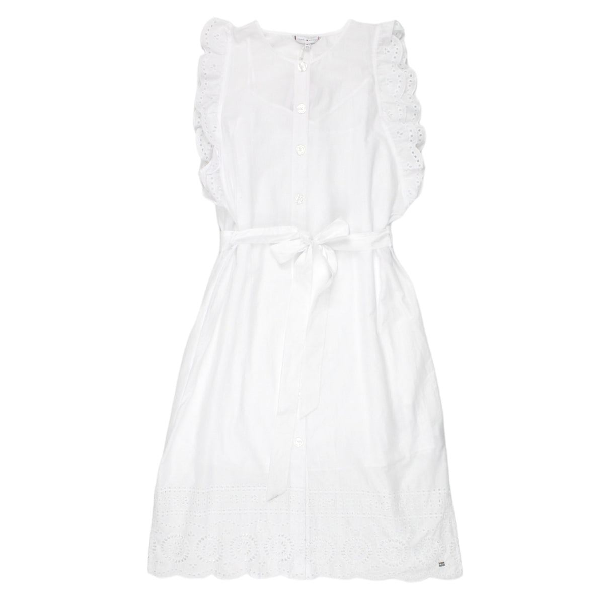 Tommy Hilfiger White Broderie Anglais Dress