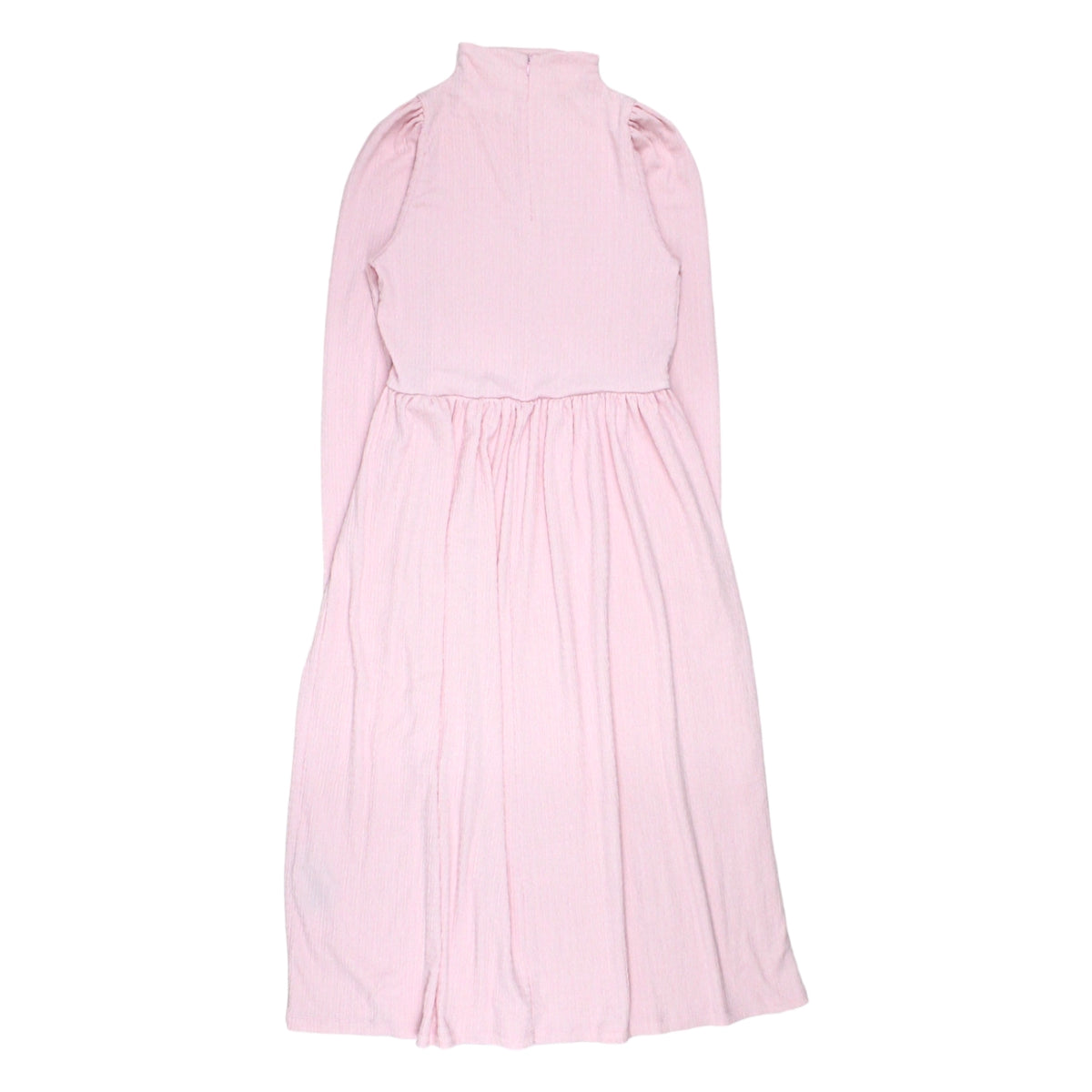 Selected Femme Pink Crinkle Midi Dress