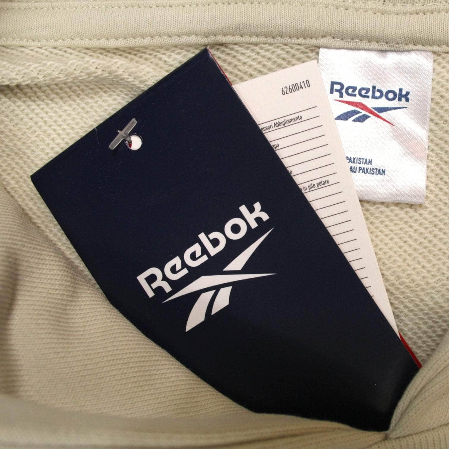 Reebok Cream Classic Logo Hoody