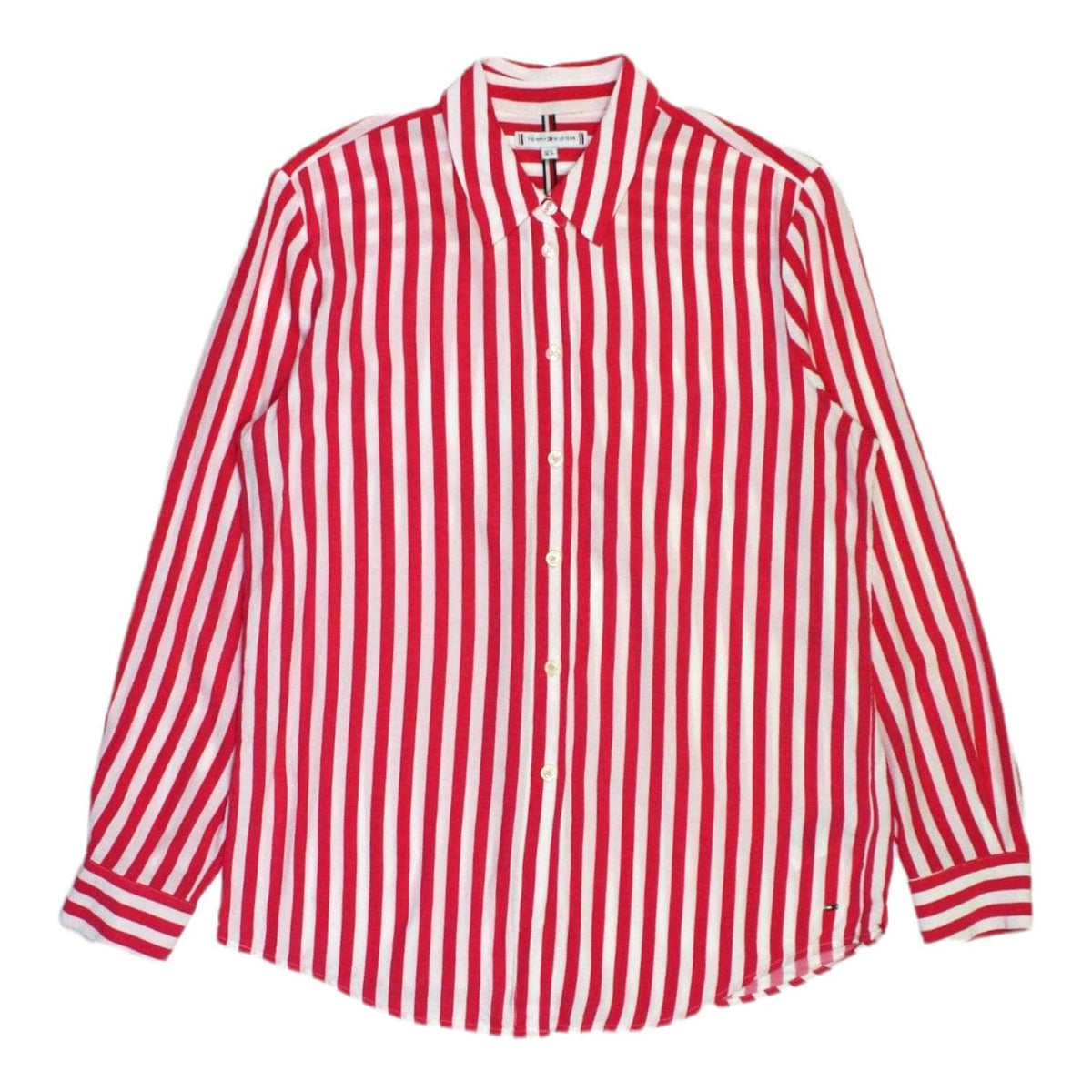 Tommy Hilfiger Pink White Striped Shirt