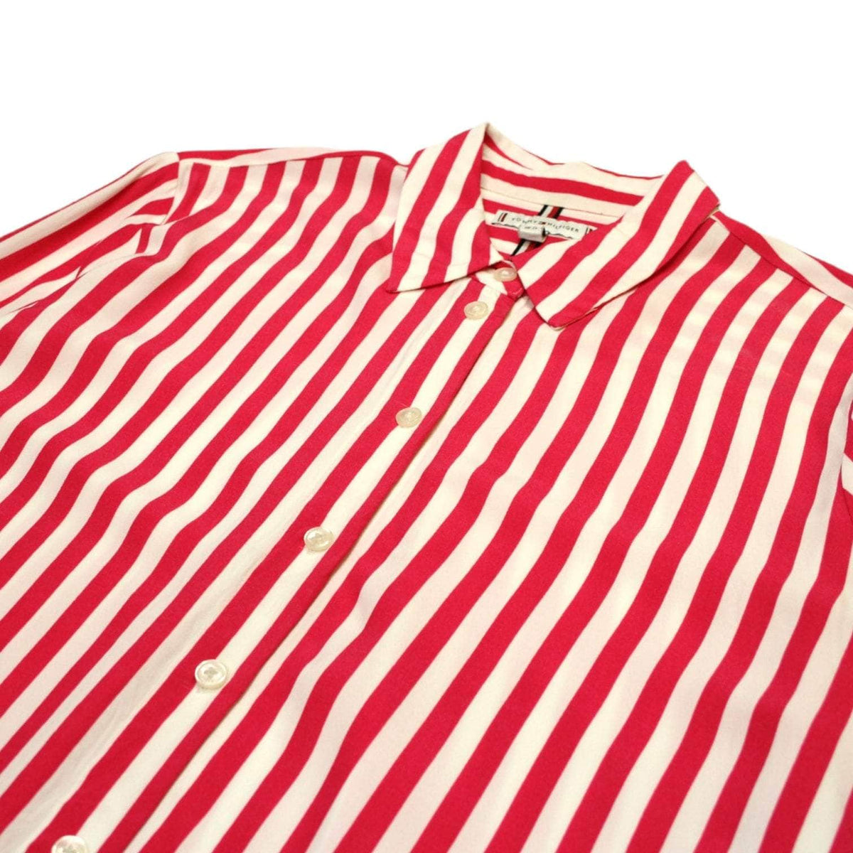Tommy Hilfiger Pink White Striped Shirt