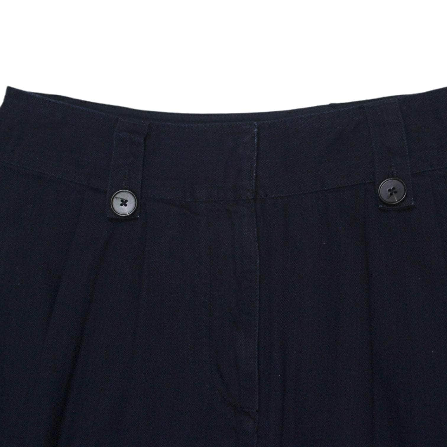 Toast Dark Blue Mid Length Skirt