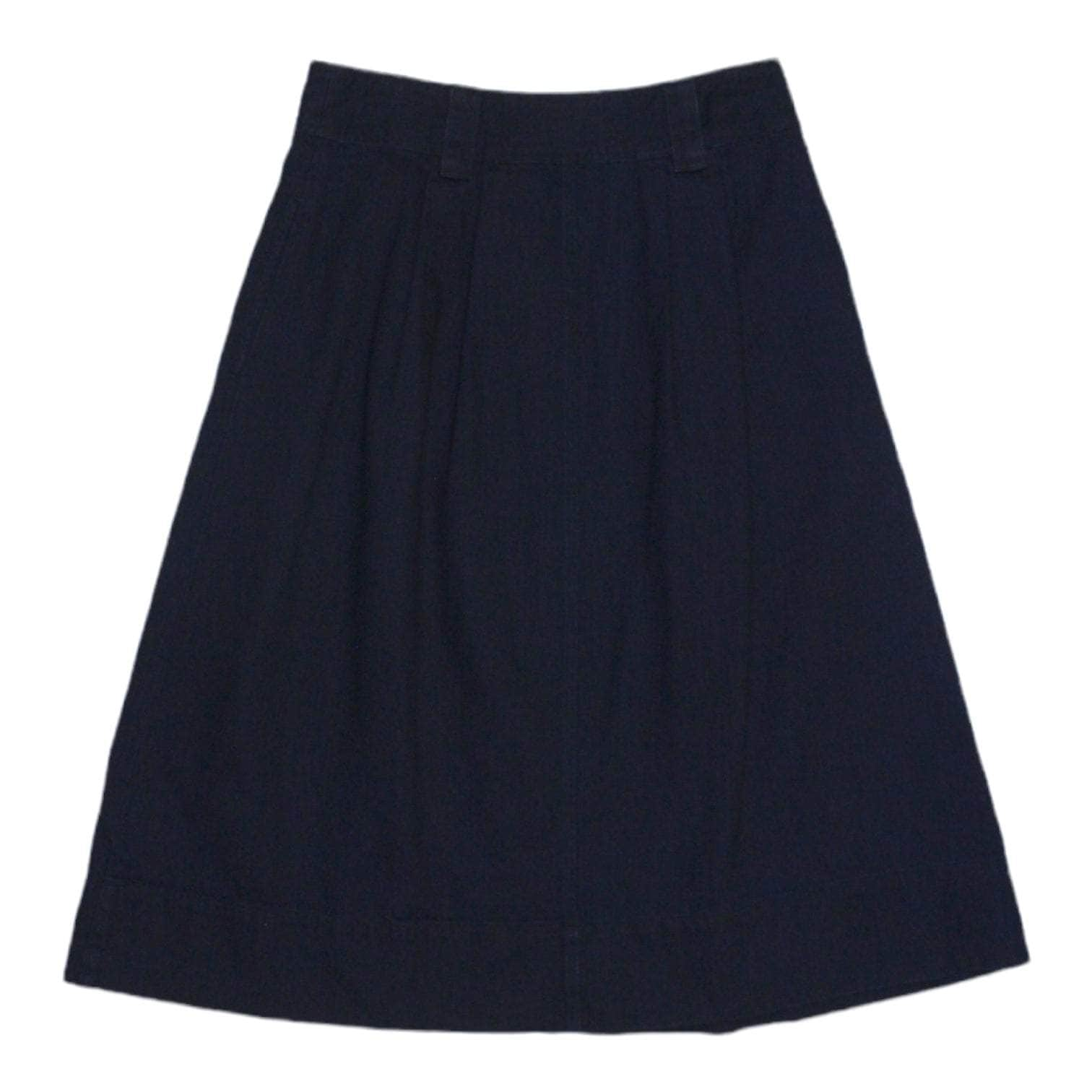 Toast Dark Blue Mid Length Skirt