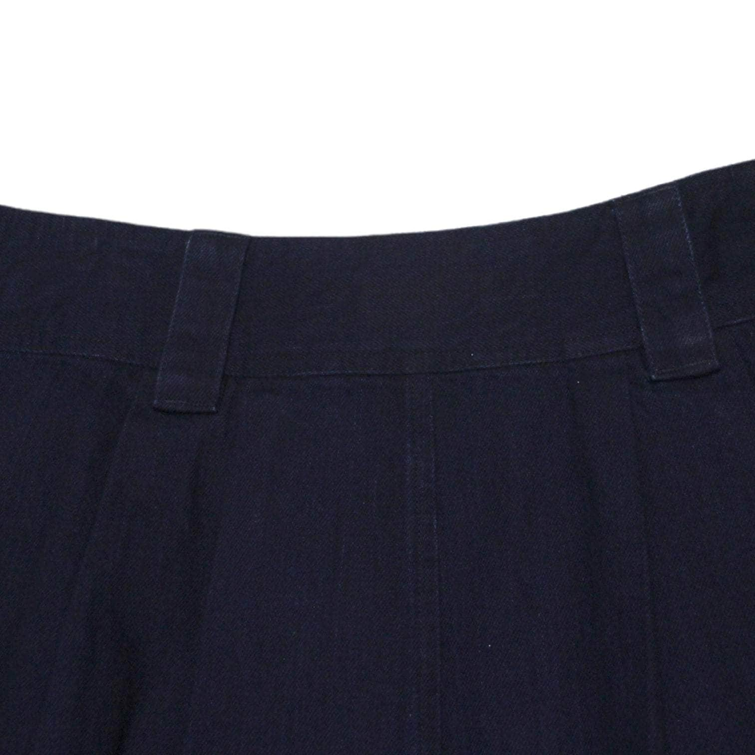 Toast Dark Blue Mid Length Skirt