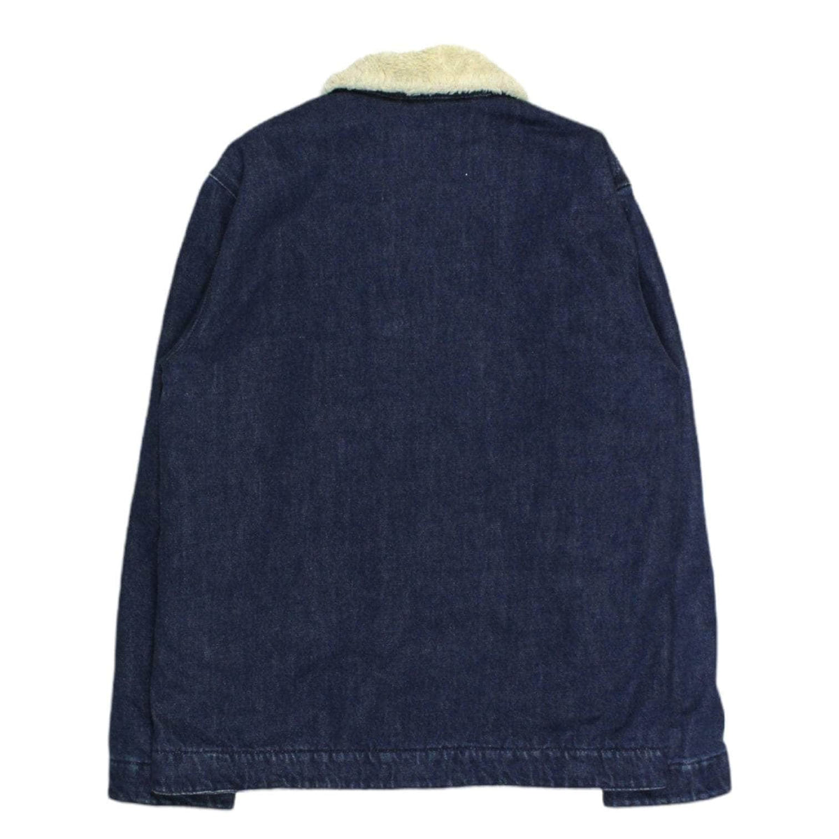 APC x Carhartt Blue Shearling Denim Jacket