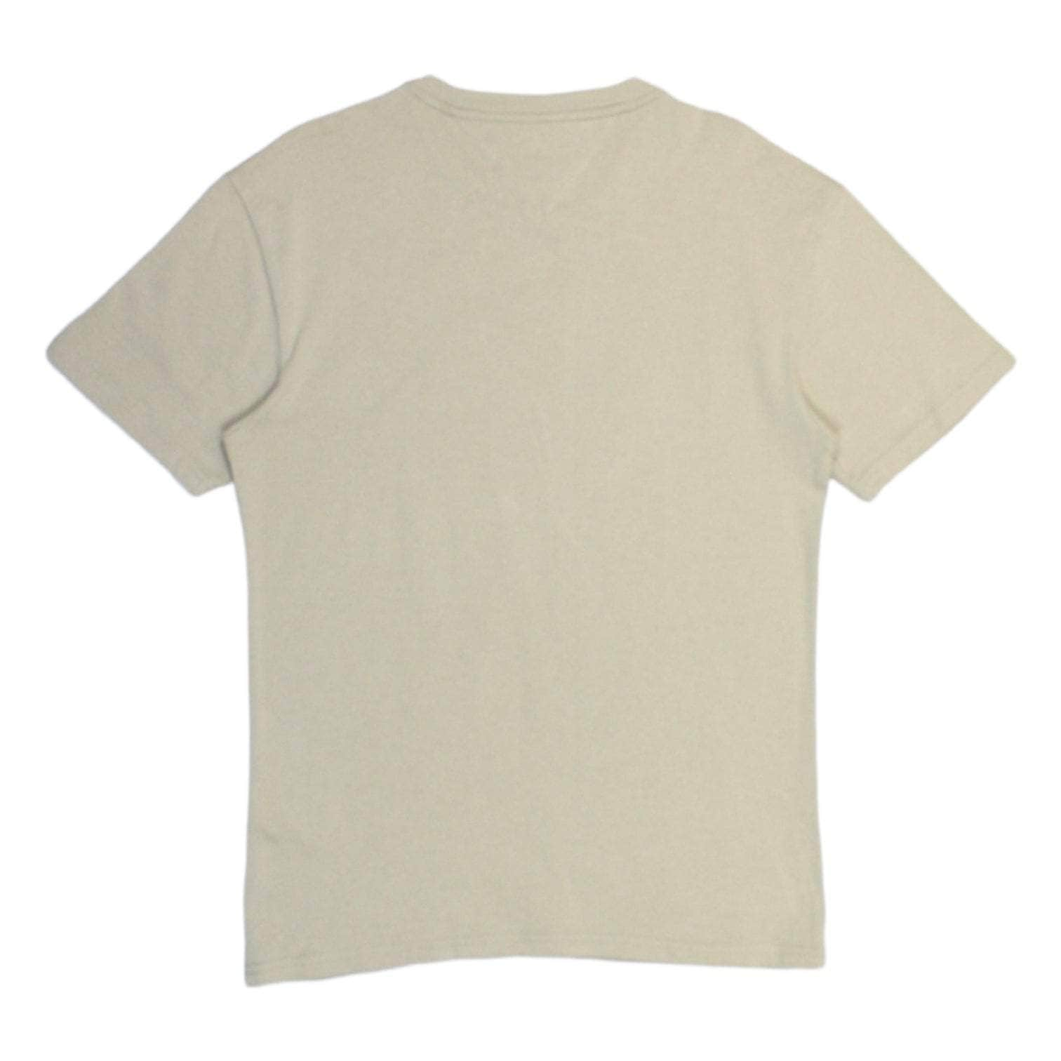 Tommy Hilfiger Logo Beige Crew Neck T Shirt