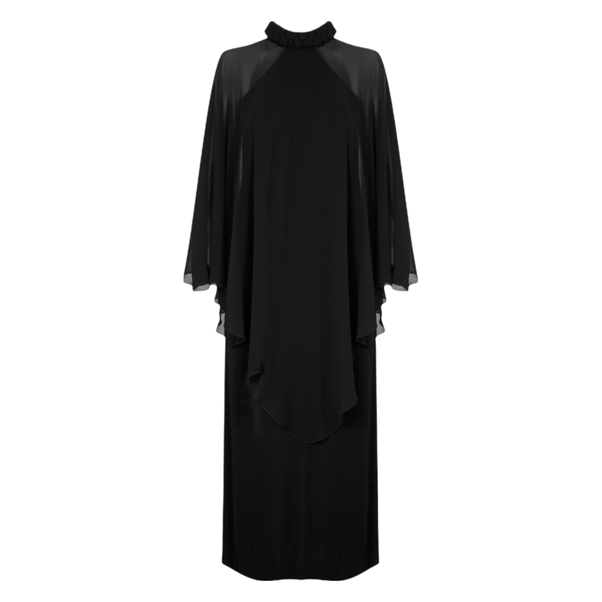 Vintage Lorene Paris Black Halter Dress