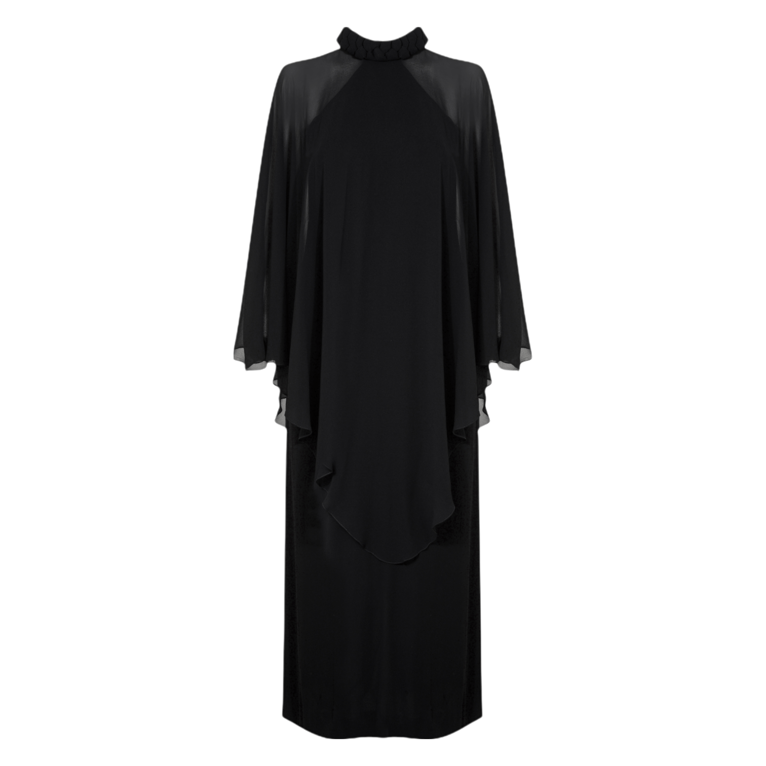 Vintage Lorene Paris Black Halter Dress