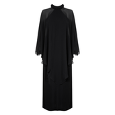 Vintage Lorene Paris Black Halter Dress