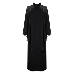 Vintage Lorene Paris Black Halter Dress