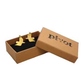 Brass Dove Earrings By Pivot