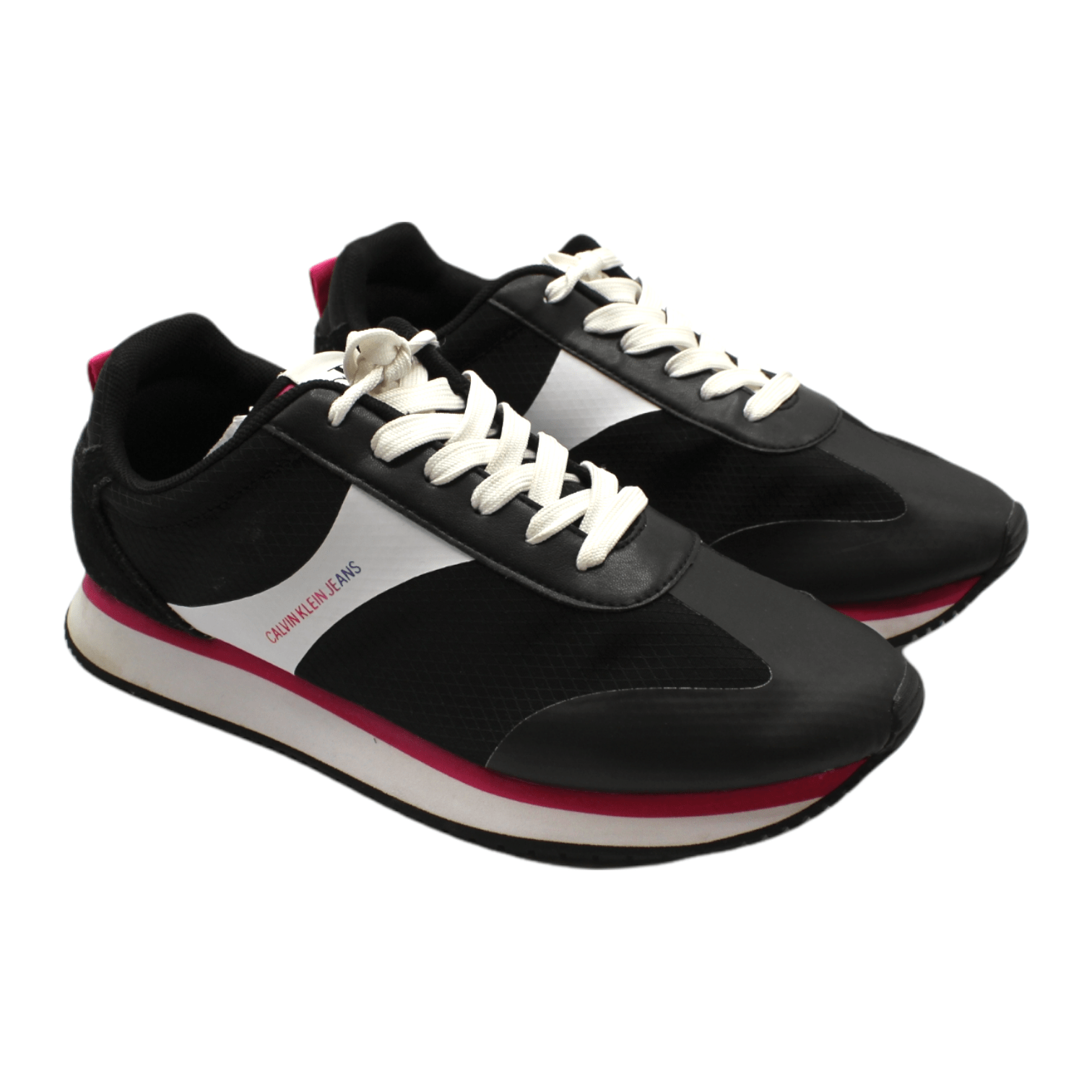 Calvin Klein Black & White Runner Trainers