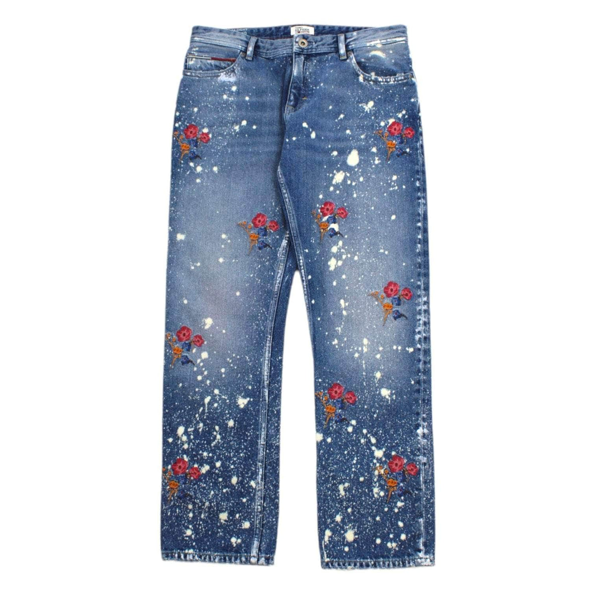 Tommy Hilfiger Embroidered Paint Splash Jeans
