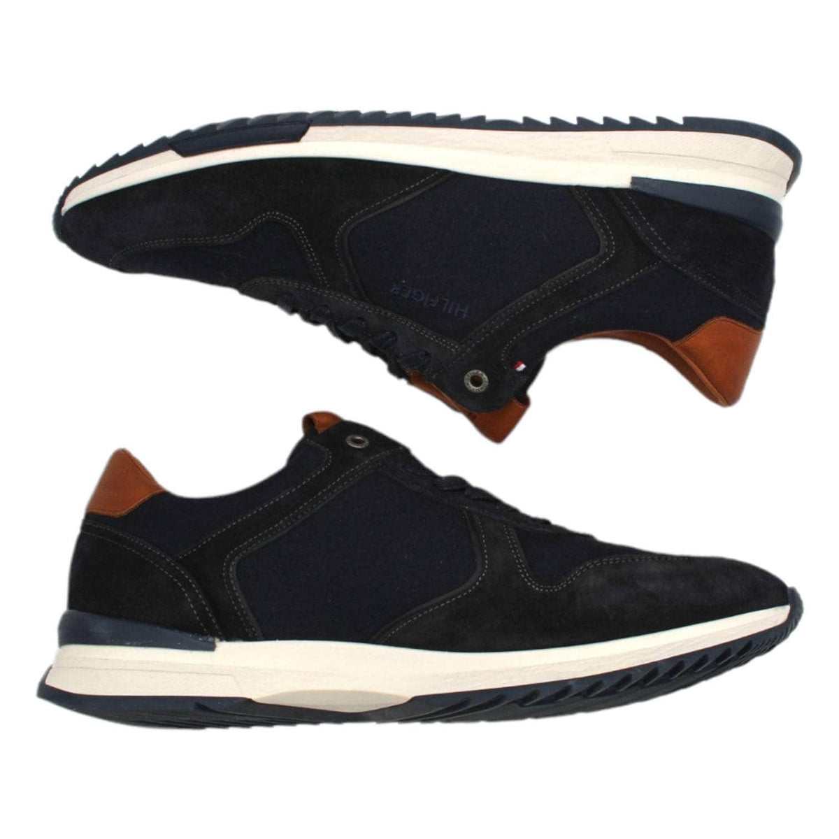 Tommy Hilfiger Navy Embroidered Logo Trainers