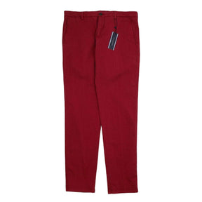 Tommy Hilfiger Red Slim Fit Chino Trousers