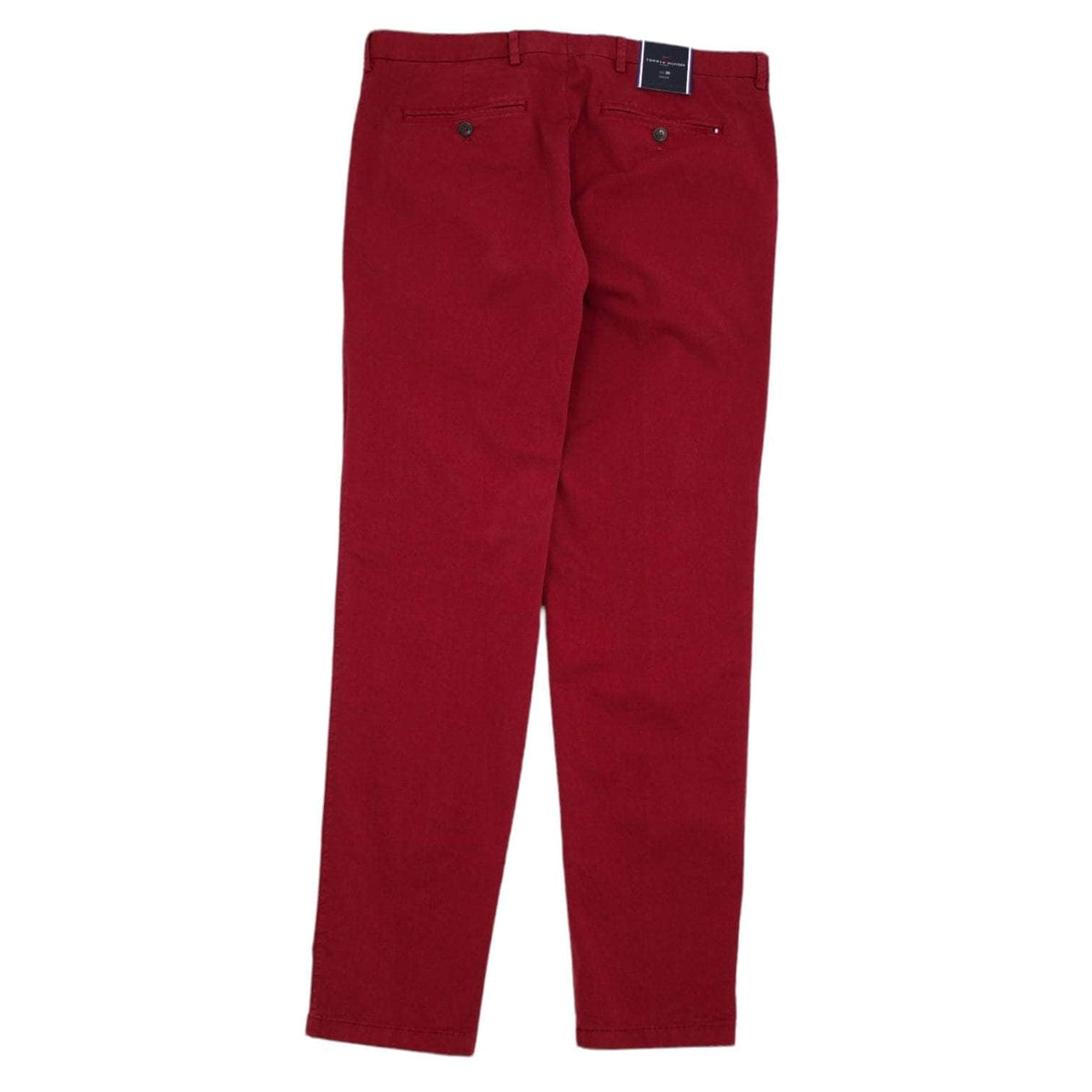 Tommy Hilfiger Red Slim Fit Chino Trousers