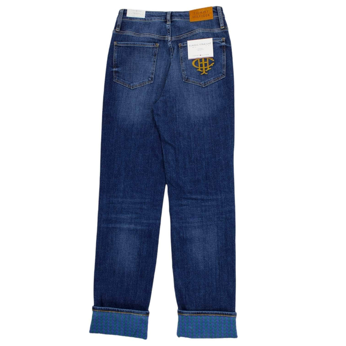 Tommy Hilfiger Blue Denim Turn-Up Jeans
