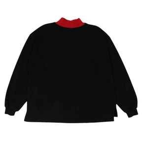 GCDS Red Half Zip Sweatshirt