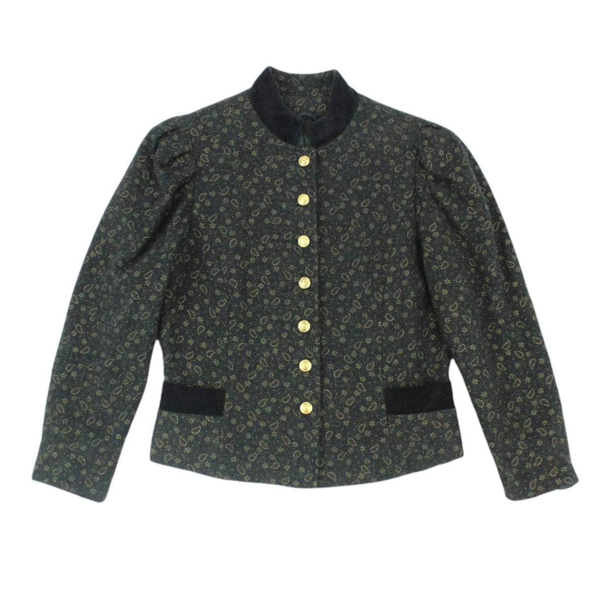Vintage Basset Fitted Paisley Pattern Jacket