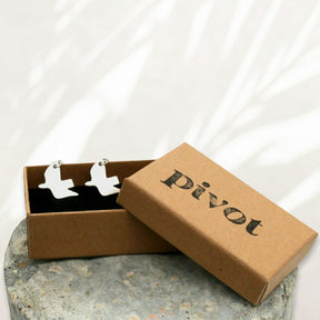 Silver Dove Earrings By Pivot