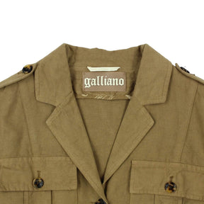 John Galliano Tan Cargo Jacket