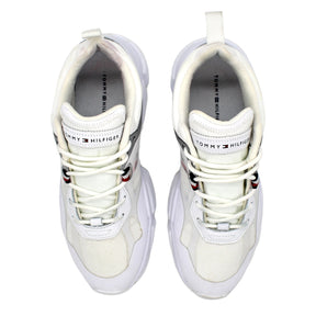 Tommy Hilfiger White Mesh Trainers