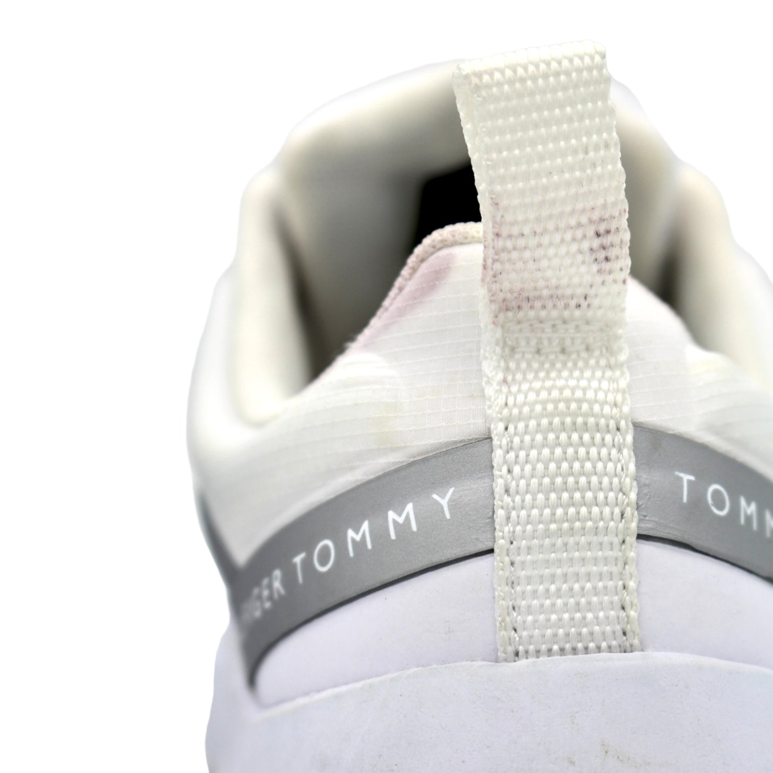 Tommy Hilfiger White Mesh Trainers