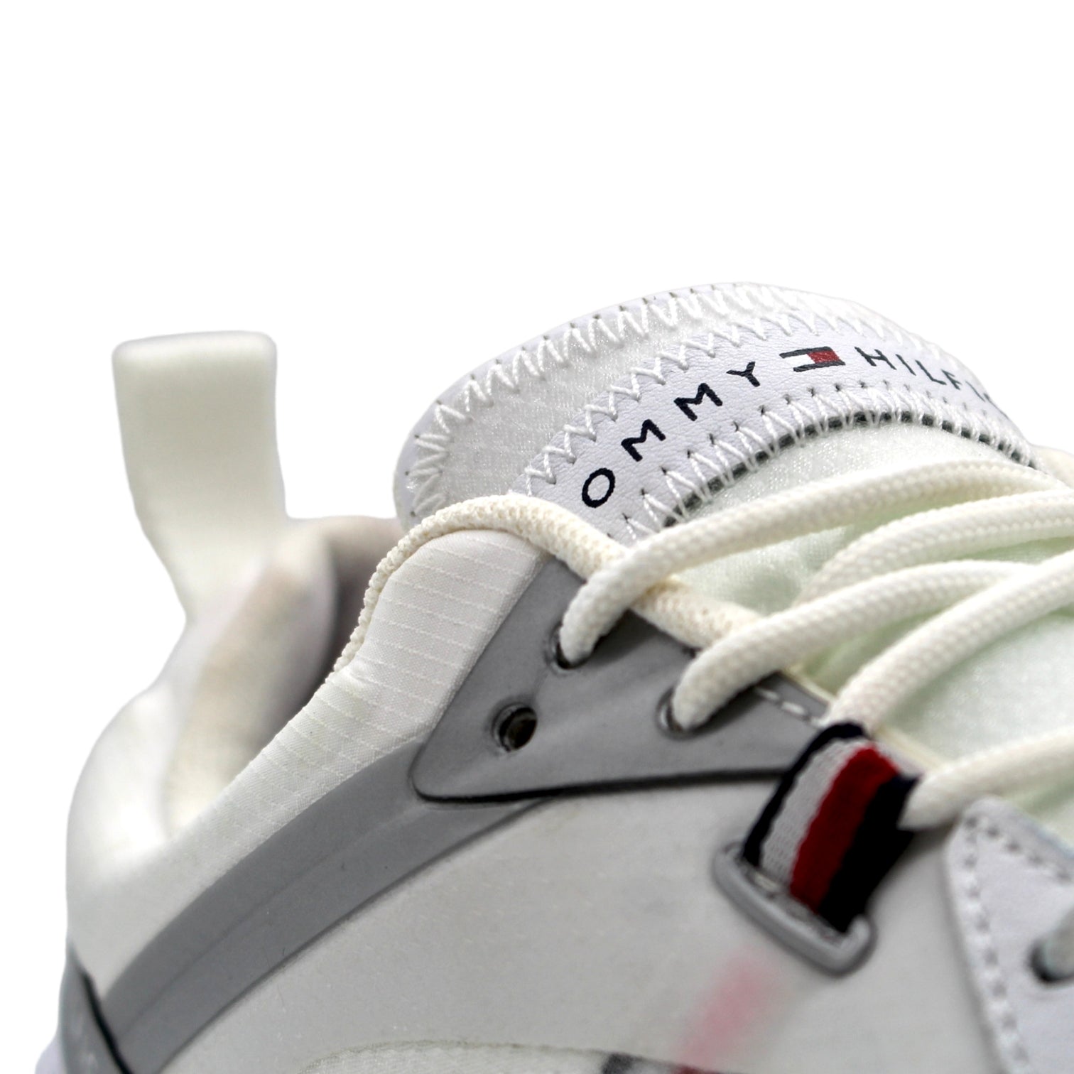 Tommy Hilfiger White Mesh Trainers