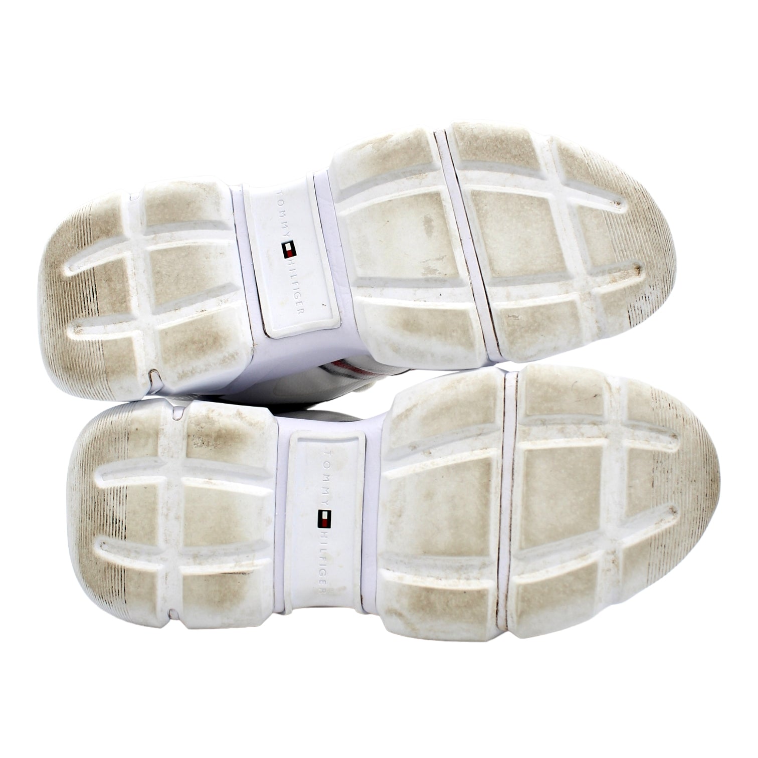 Tommy Hilfiger White Mesh Trainers