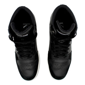 Calvin Klein Black Leather High Top Trainers