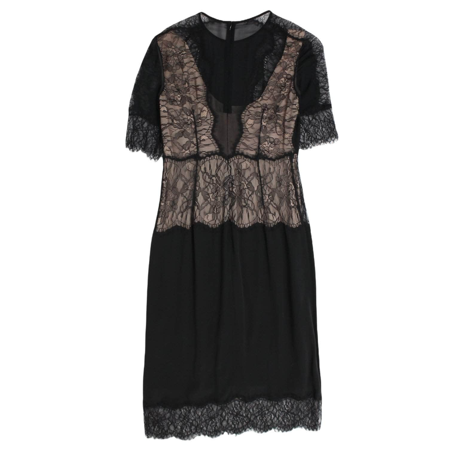 Paul Smith Lace Silk Black Dress