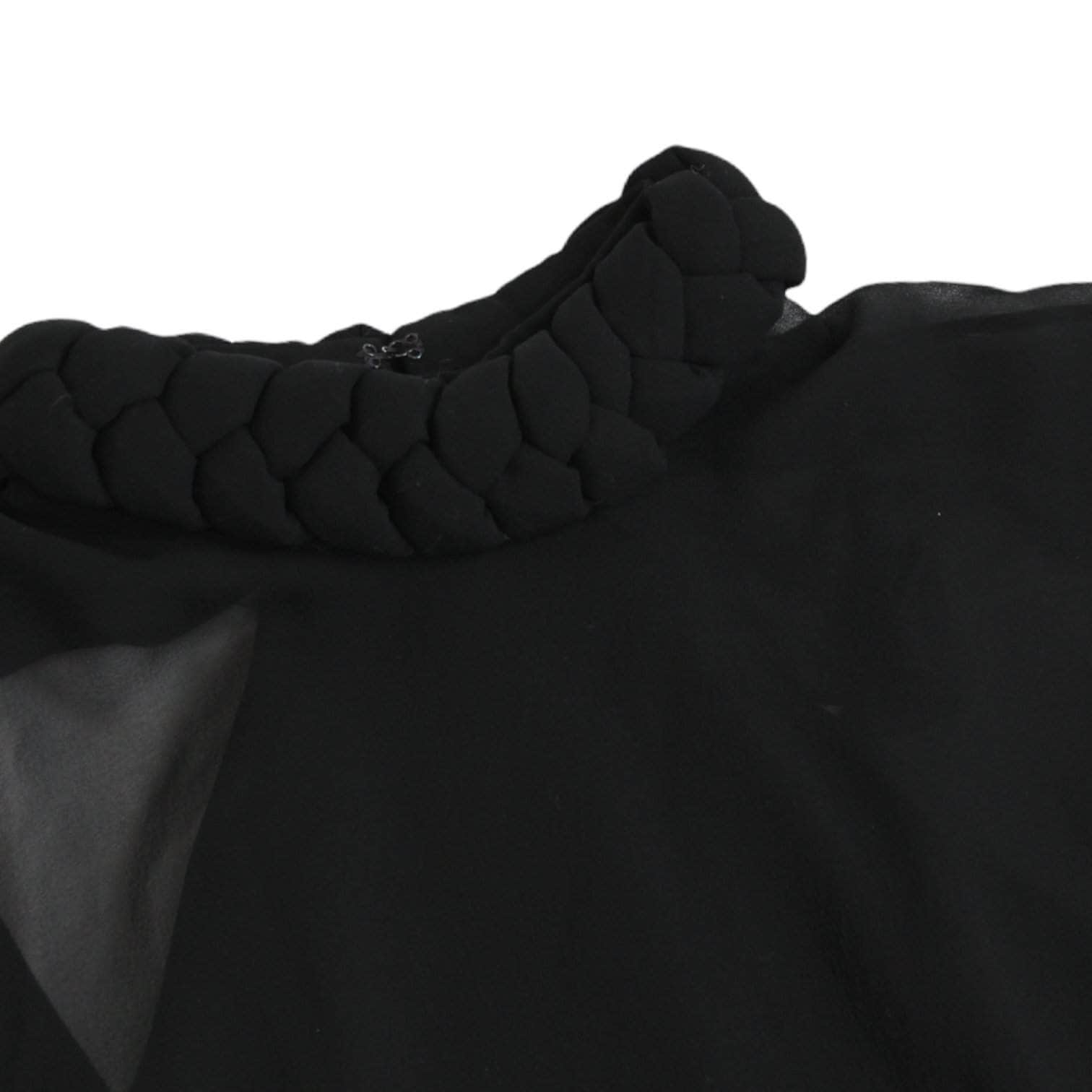 Vintage Lorene Paris Black Halter Dress