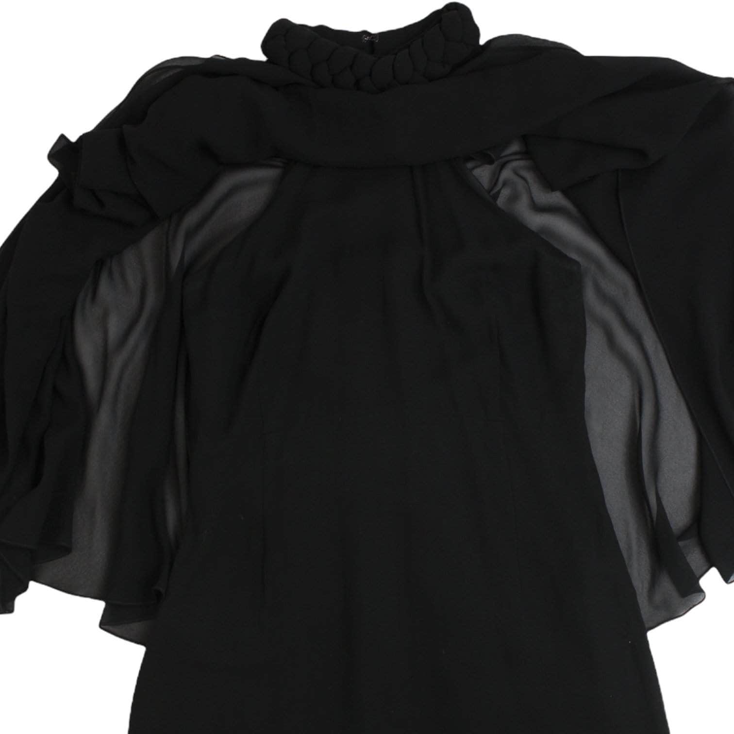 Vintage Lorene Paris Black Halter Dress