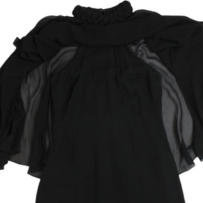 Vintage Lorene Paris Black Halter Dress