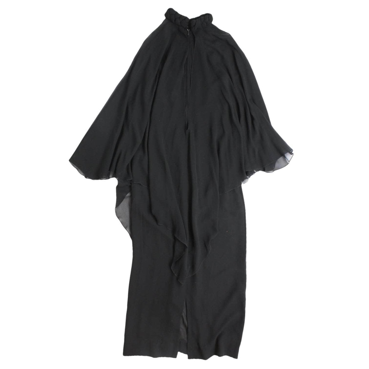 Vintage Lorene Paris Black Halter Dress