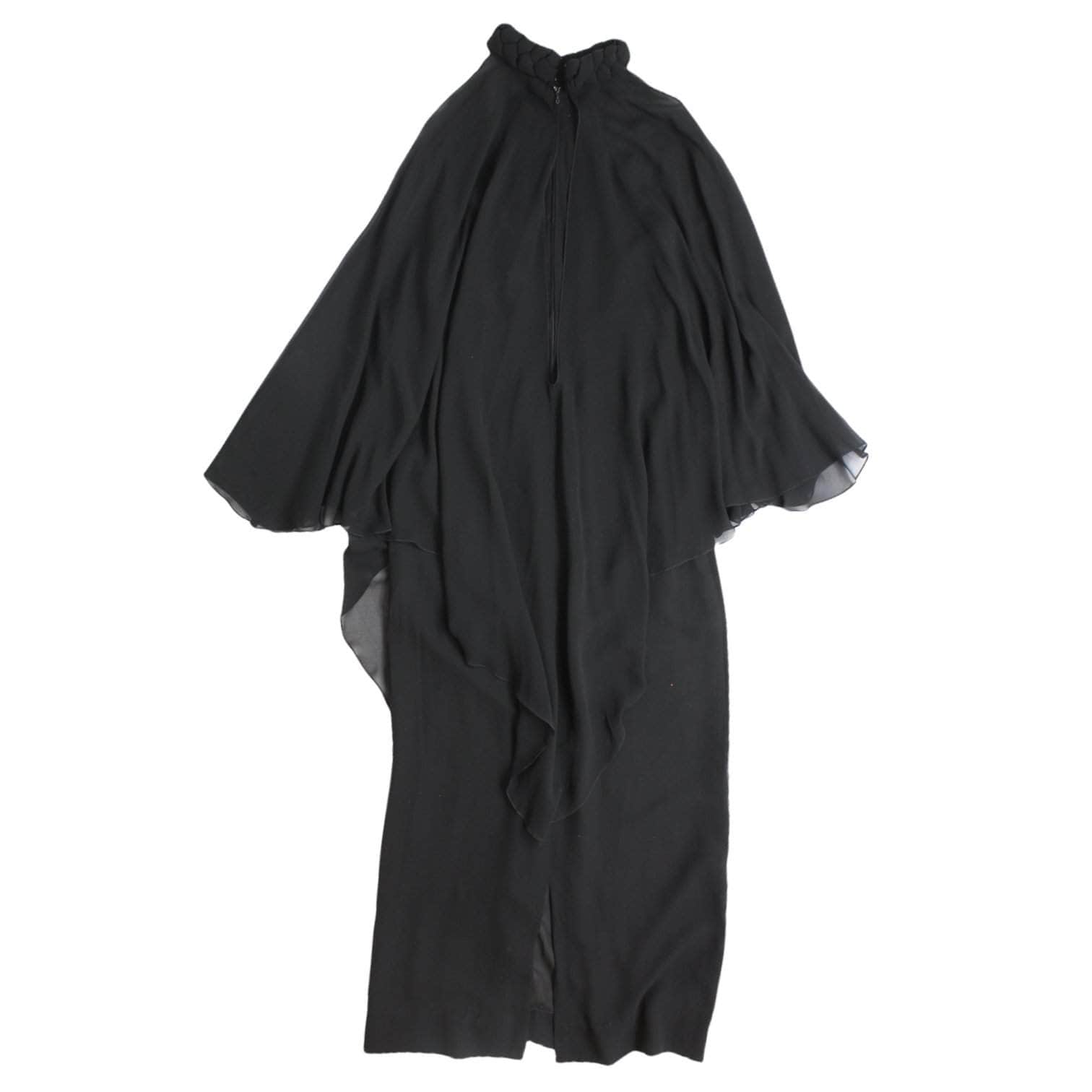 Vintage Lorene Paris Black Halter Dress