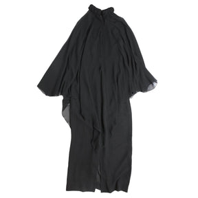 Vintage Lorene Paris Black Halter Dress