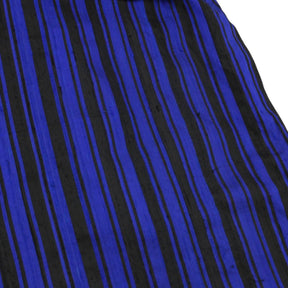 Vintage Monsoon Blue & Black Stripe Dress
