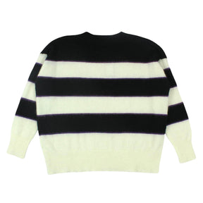 Hush Black & White Stripe Jumper