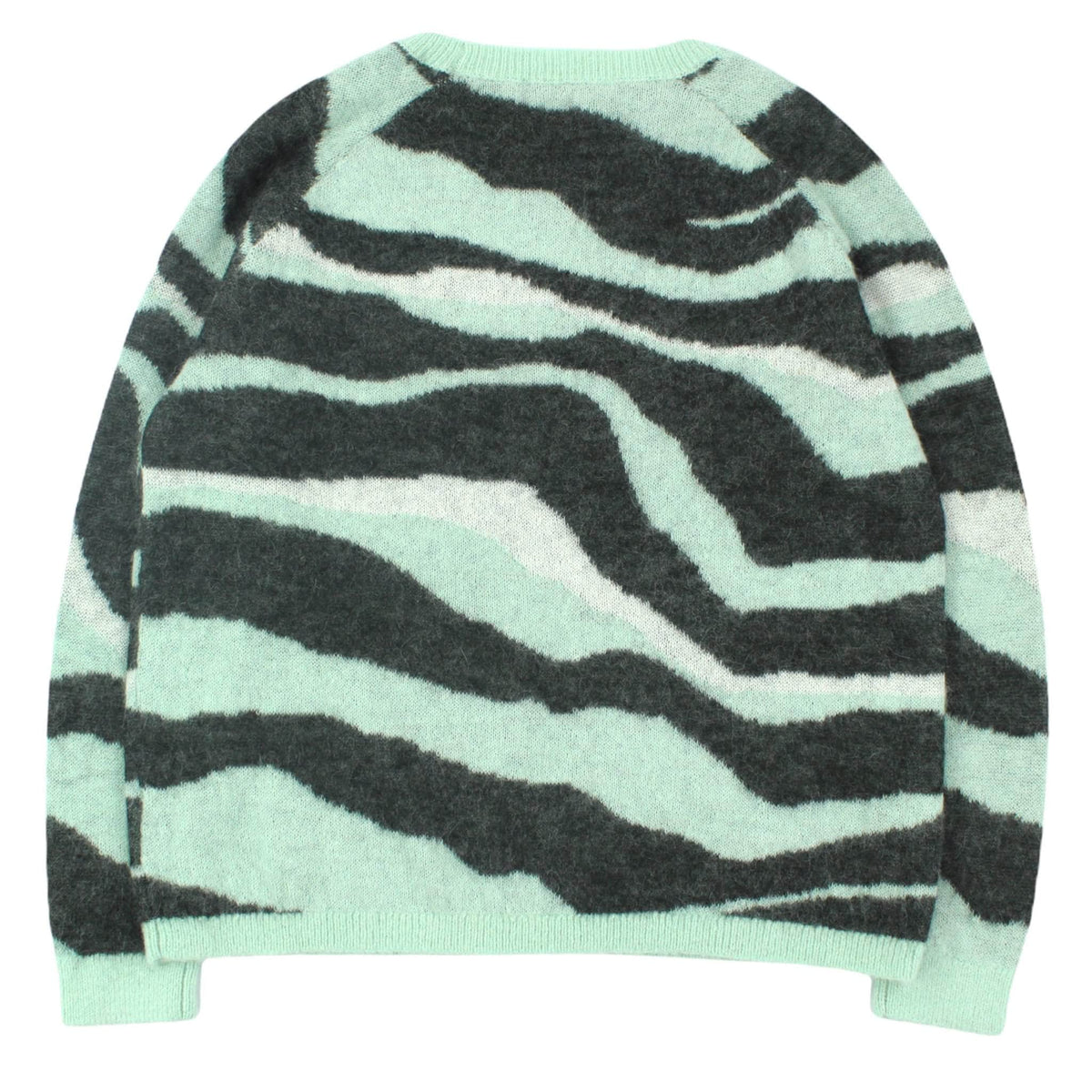 Hush Turquoise & Grey Zebra Jumper