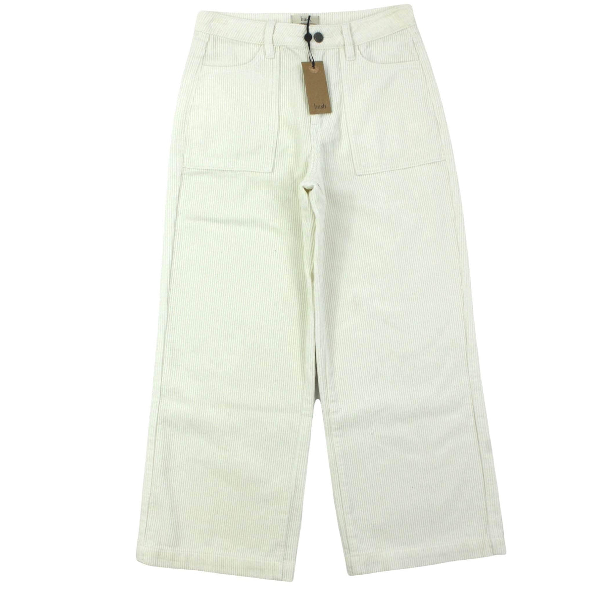 Hush Cream Wide Leg Cord Trousers