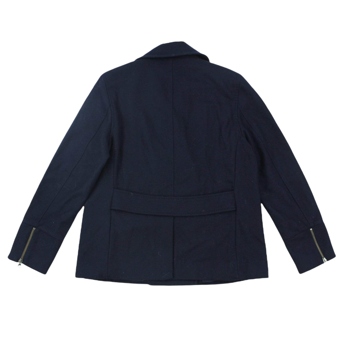 Hush UK 16 Navy Double Breasted Pea Coat