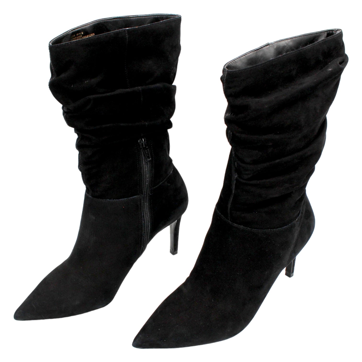 Dune black heeled outlet boots