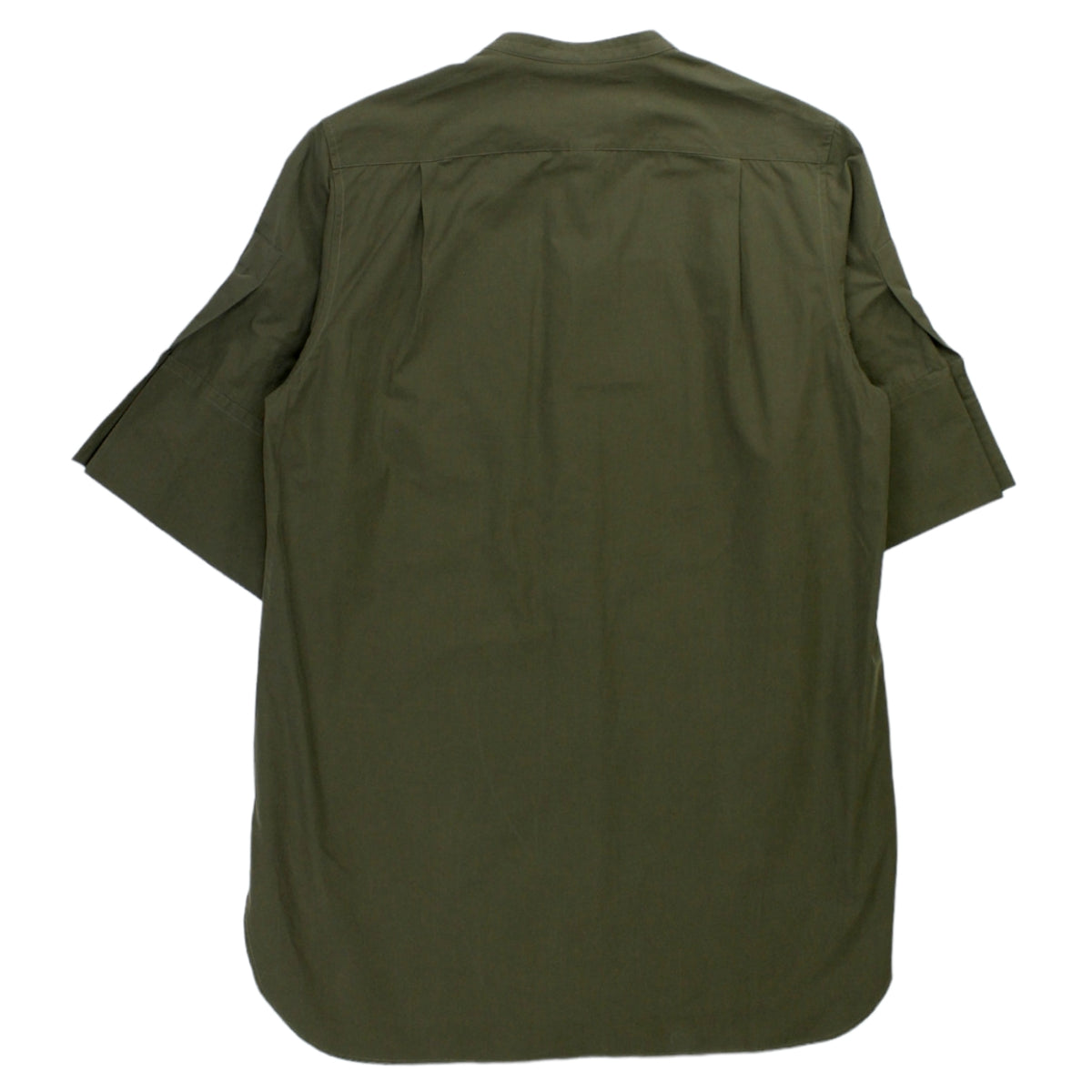 Studio Nicholson Olive Short Sleeve Cuff Shirt