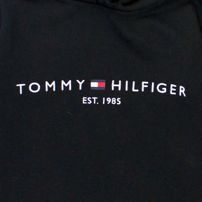 Tommy Hilfiger Black Embroidered Logo Hoodie