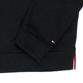 Tommy Hilfiger Black Embroidered Logo Hoodie